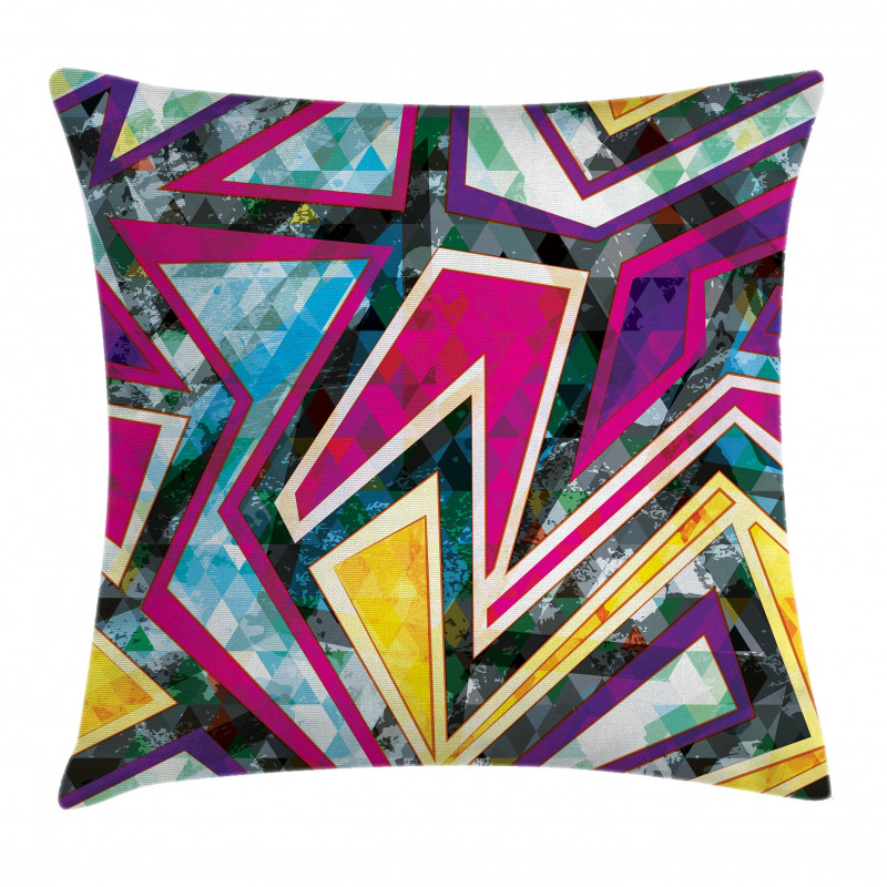 Geometric Diamond Pillow Cover