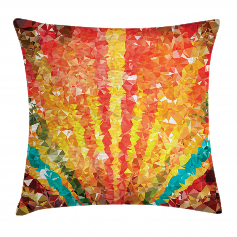 Rainbow with Diamonds Pillow Cover