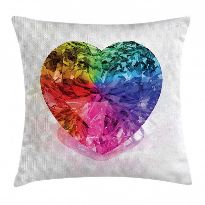 Love Heart Romance Pillow Cover