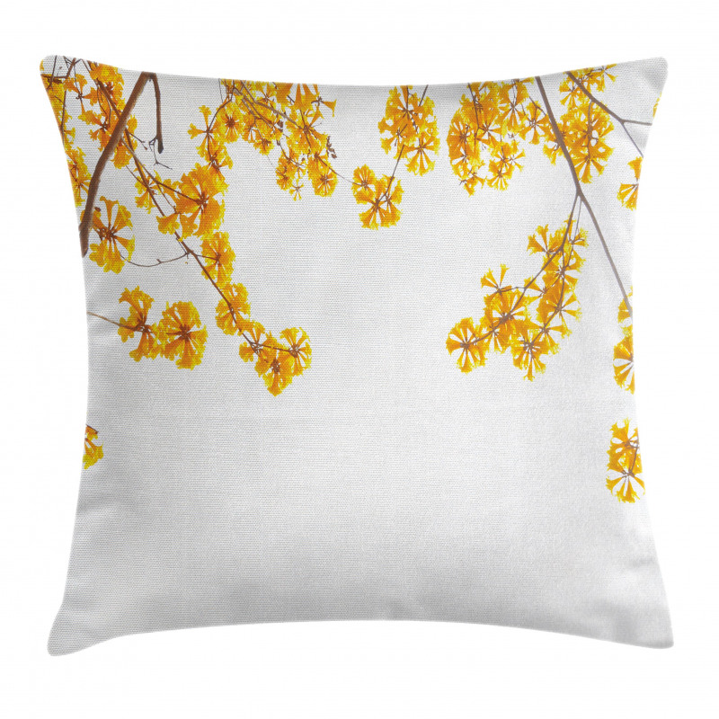 Blooming Flowers Garden Pillow Cover