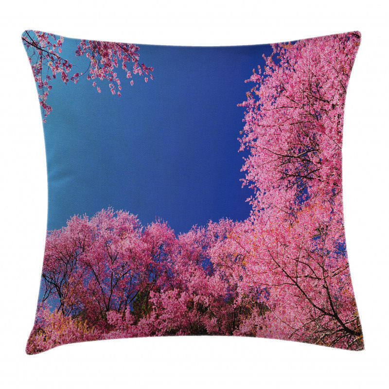 Cherry Blossom Trees Pillow Cover