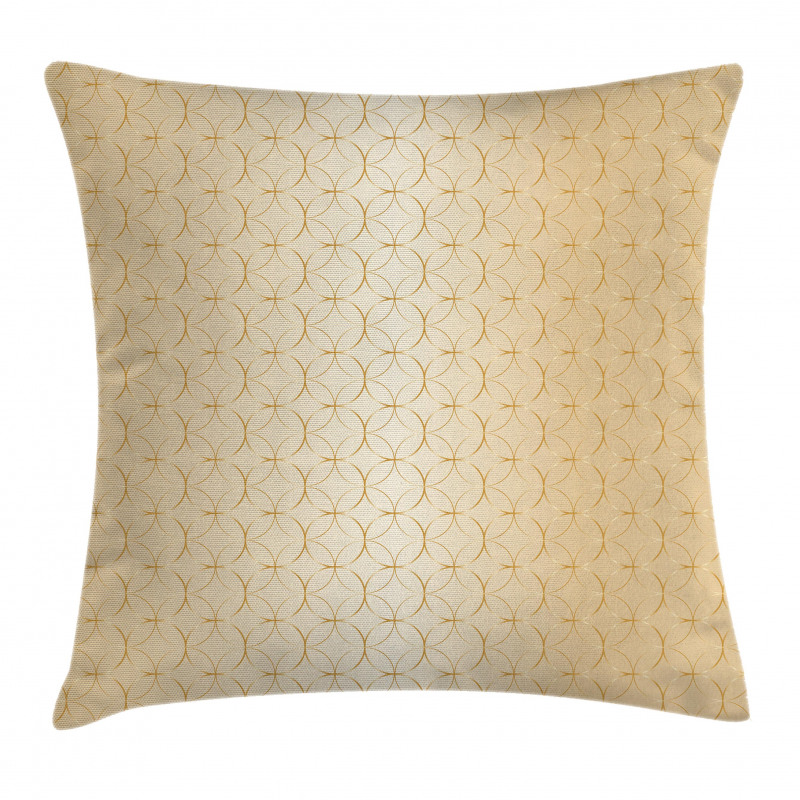 Geometric Gold Patterns Pillow Cover