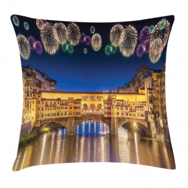 Night Panoramic View Pillow Cover