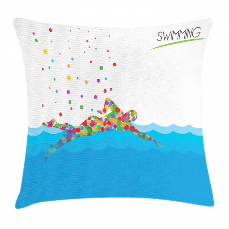 Swimming Pool Pillow Cover