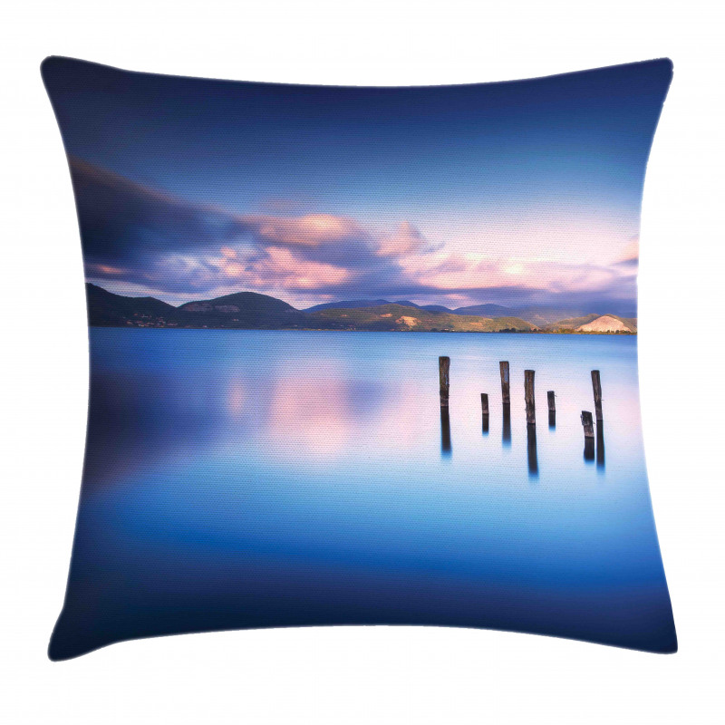 Sky Reflection on Water Pillow Cover