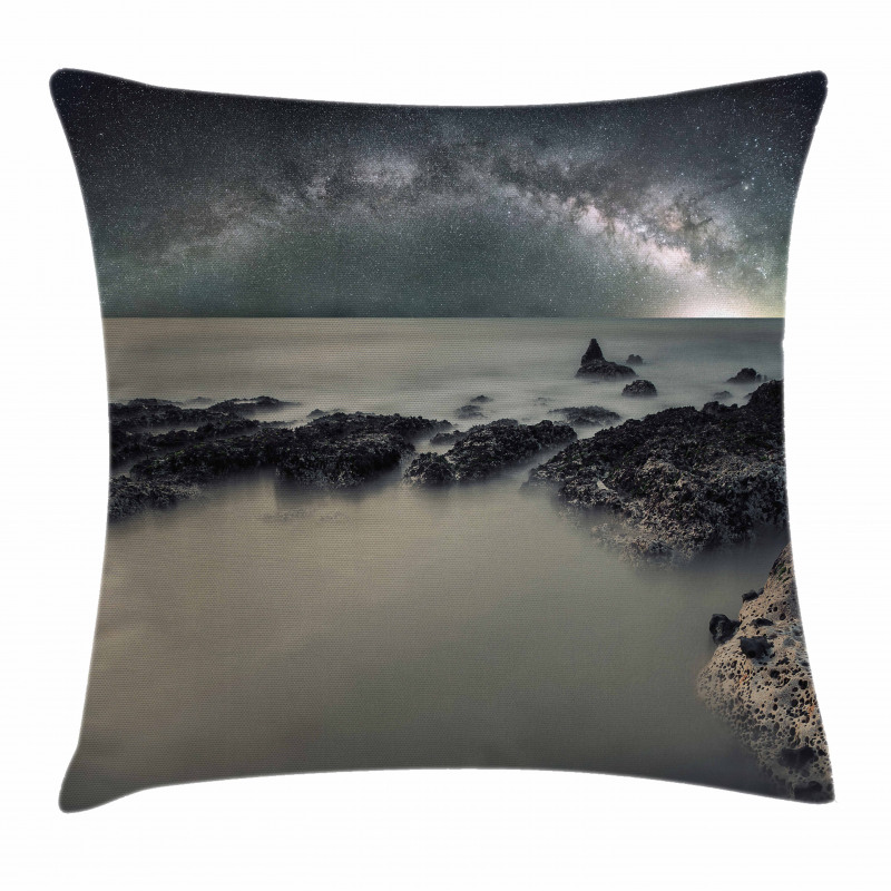 Milky Way Foggy Space Pillow Cover