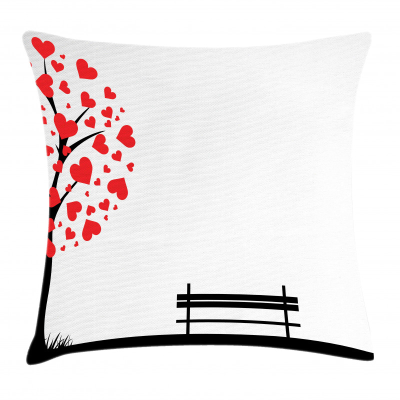 Tree HeArt Leaves Pillow Cover