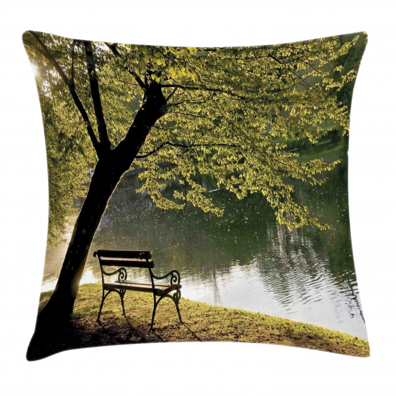 Resting at Riverside Pillow Cover