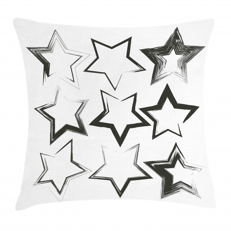 Grunge Art Design Pillow Cover