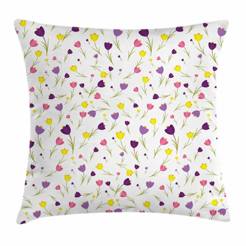 Tulips Spring Romantic Pillow Cover