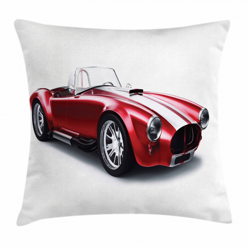 Old Fashioned Vintage Car Pillow Cover