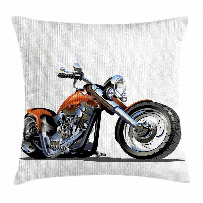 Motorbike Adventure Pillow Cover