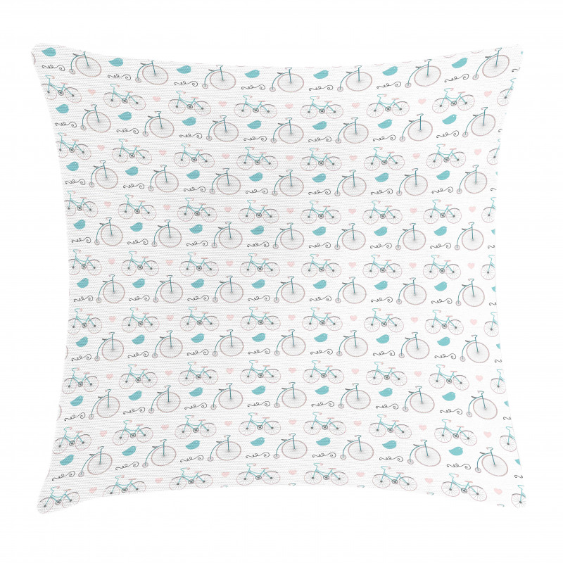 Bikes Hipster Retro Pillow Cover