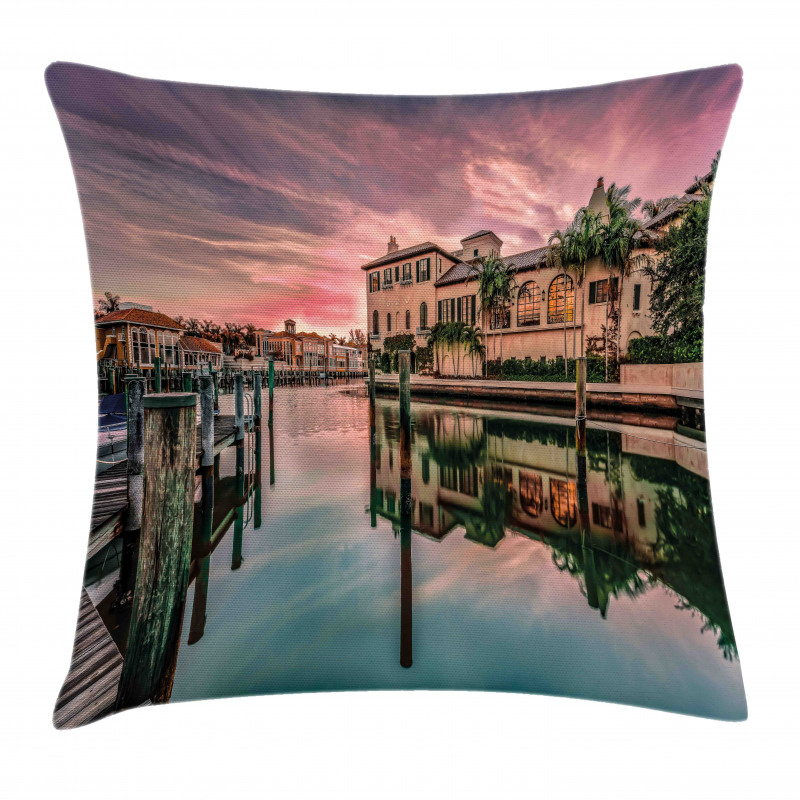 Sunrise River Nautical Pillow Cover