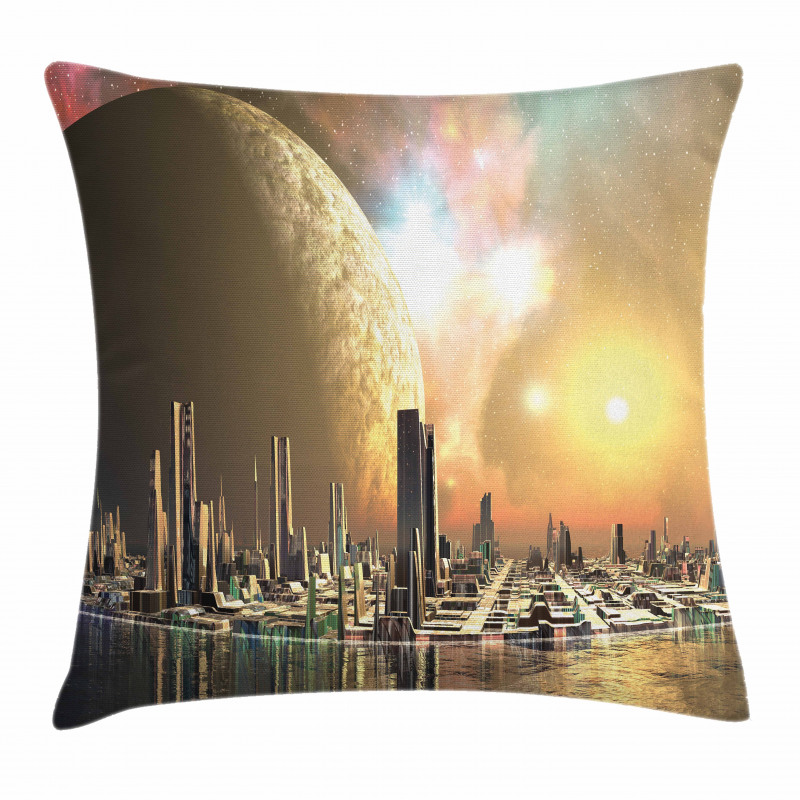 Utopia Metropolis Urban Pillow Cover