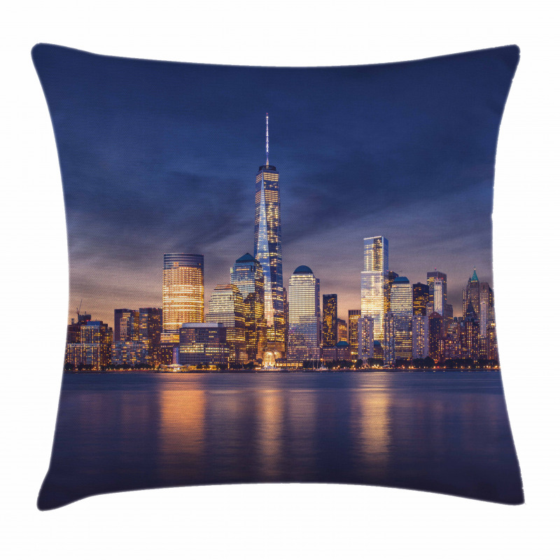 Manhattan Landscape Pillow Cover