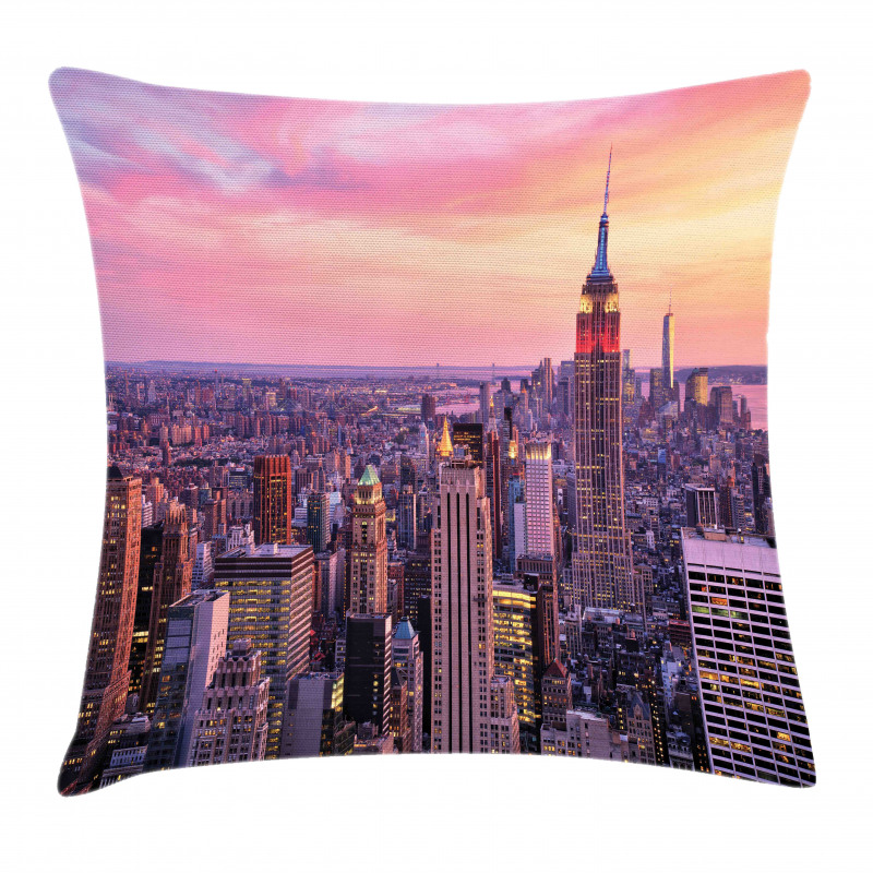 Empire State Building Pillow Cover