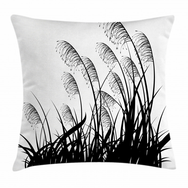 Bushes Wild Field Pillow Cover