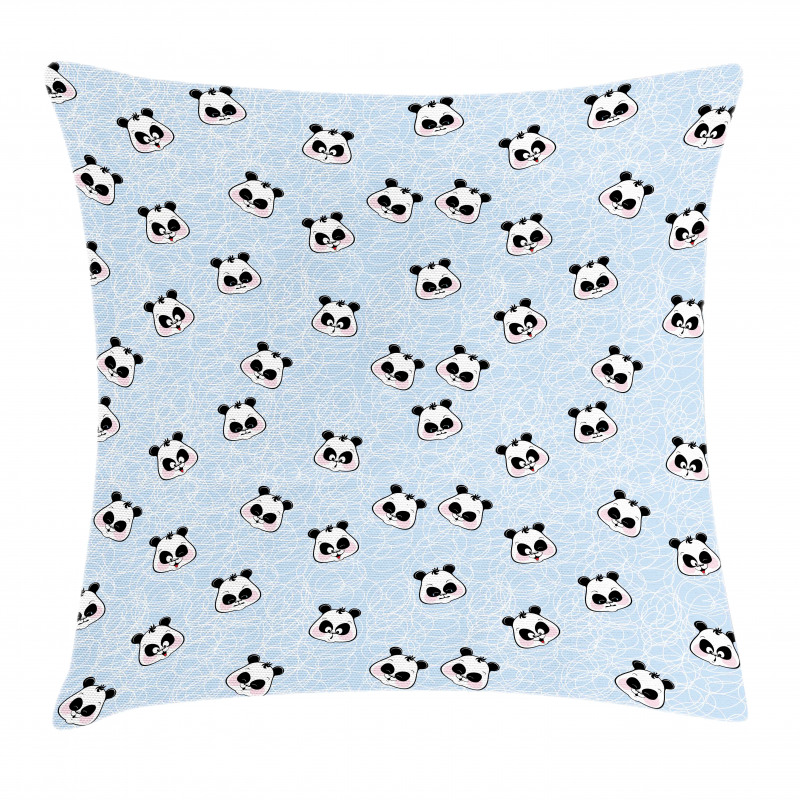 Funny Cartoon Panda Baby Pillow Cover