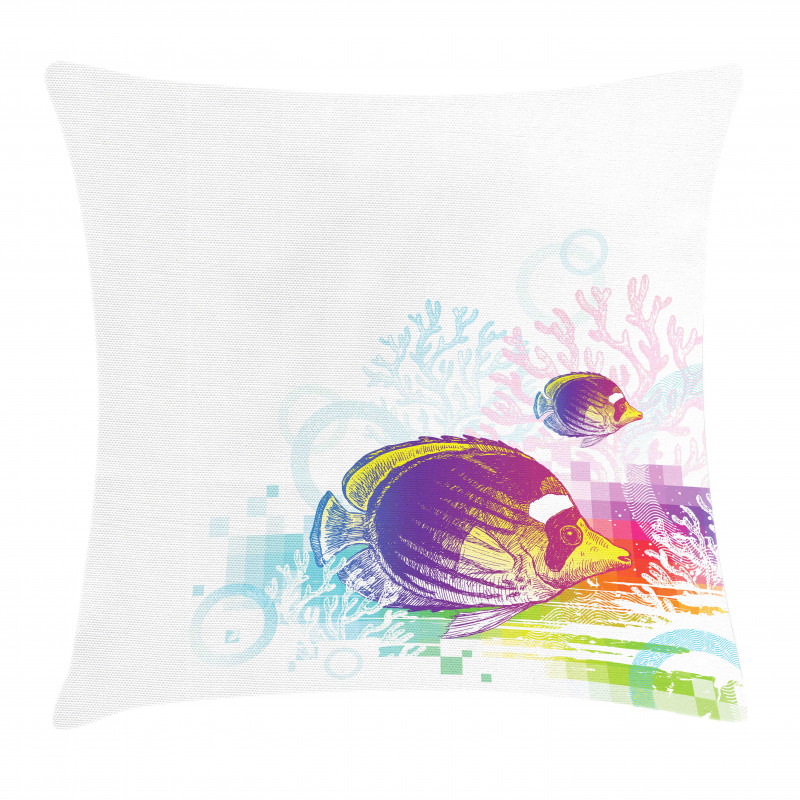 Fish Sea Theme Pillow Cover
