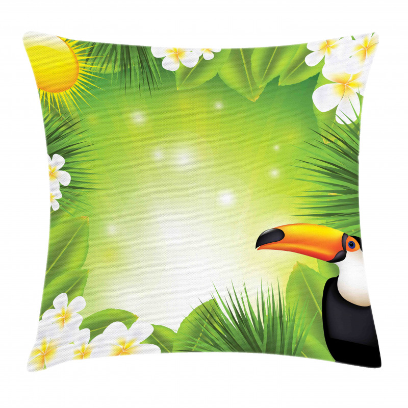 Exotic Jungle Pillow Cover