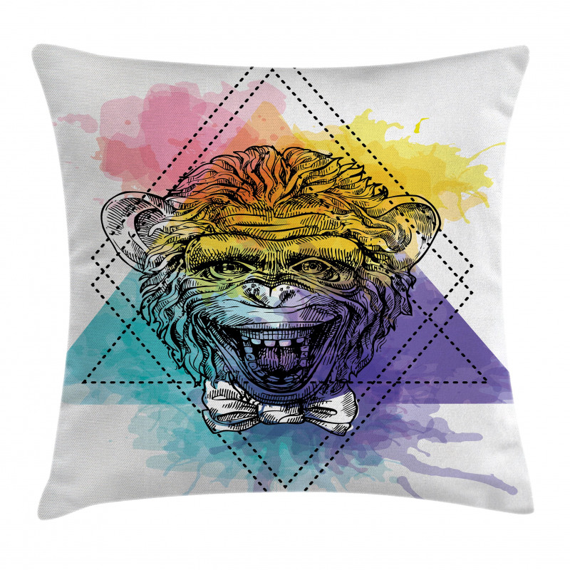 Funny Geometric Pillow Cover