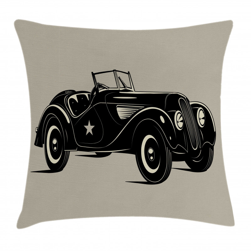 Classic Italian Car Pillow Cover