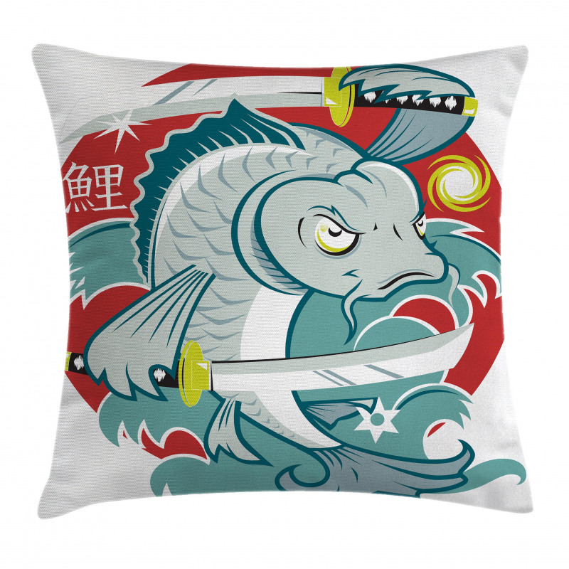 Samurai Martial Art Pillow Cover