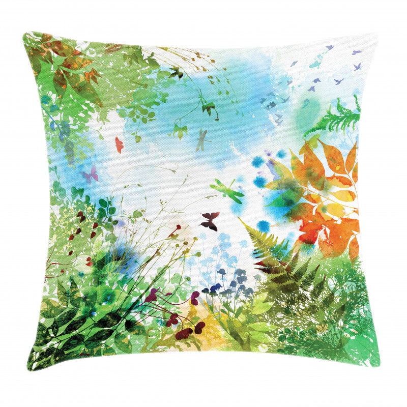 Flourishing Nature Pillow Cover
