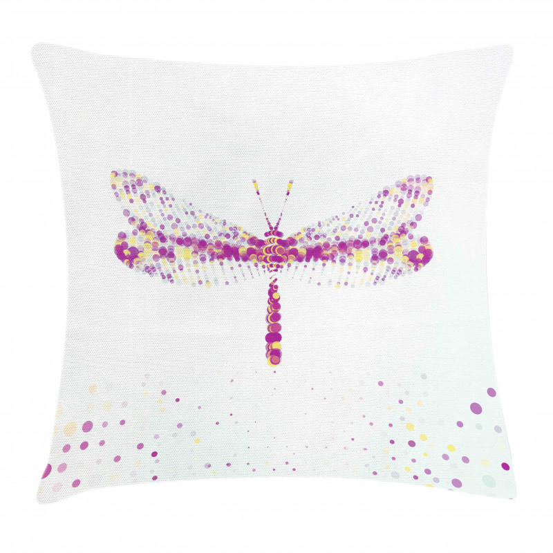 Flying Dragonfly Pillow Cover