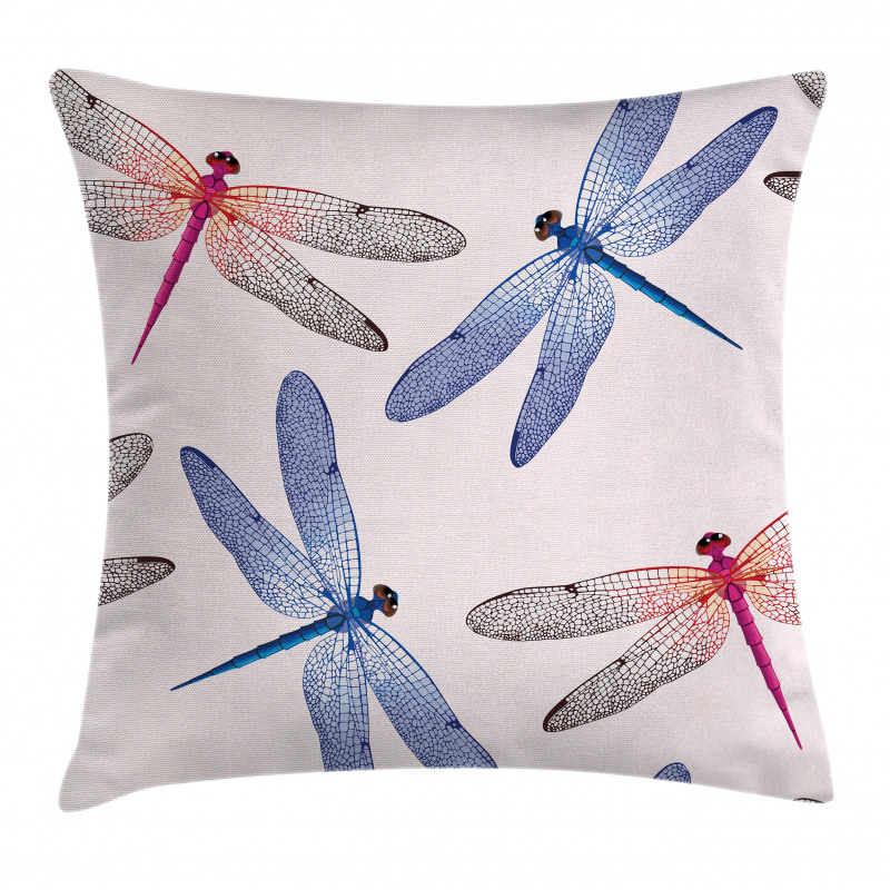 Dragonfly Wings Art Pillow Cover