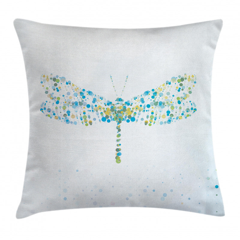 Dragonfly with Dots Pillow Cover