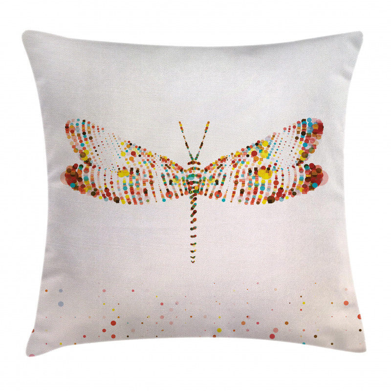 Majestic Dragonfly Art Pillow Cover
