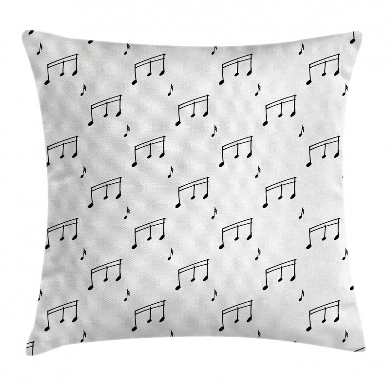 Musical Notes Pillow Cover