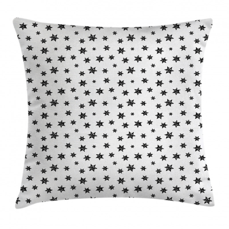 Art Stars Grunge Style Pillow Cover