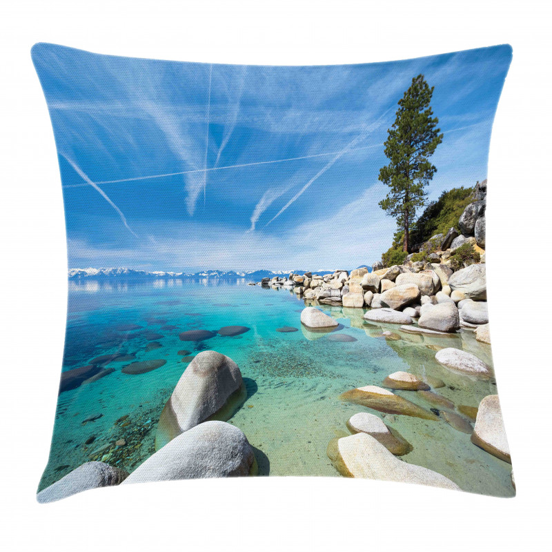 Coastal Tropical Tahoe Pillow Cover