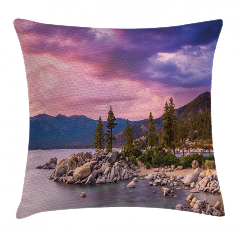 Secret Paradise Forest Pillow Cover