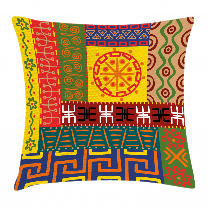 Primitive Tribal Pillow Cover
