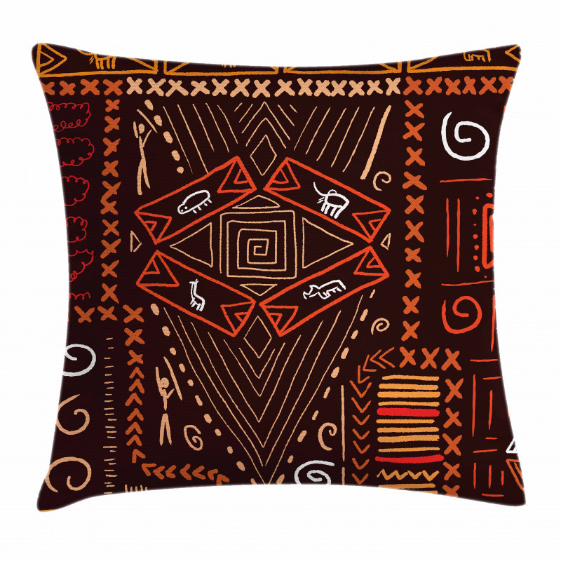 Aboriginal Cave Pillow Cover