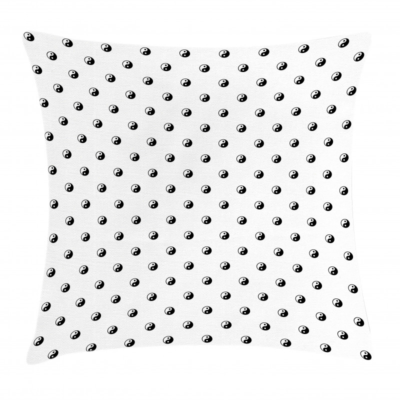Polka Dots Yin Yang Pillow Cover