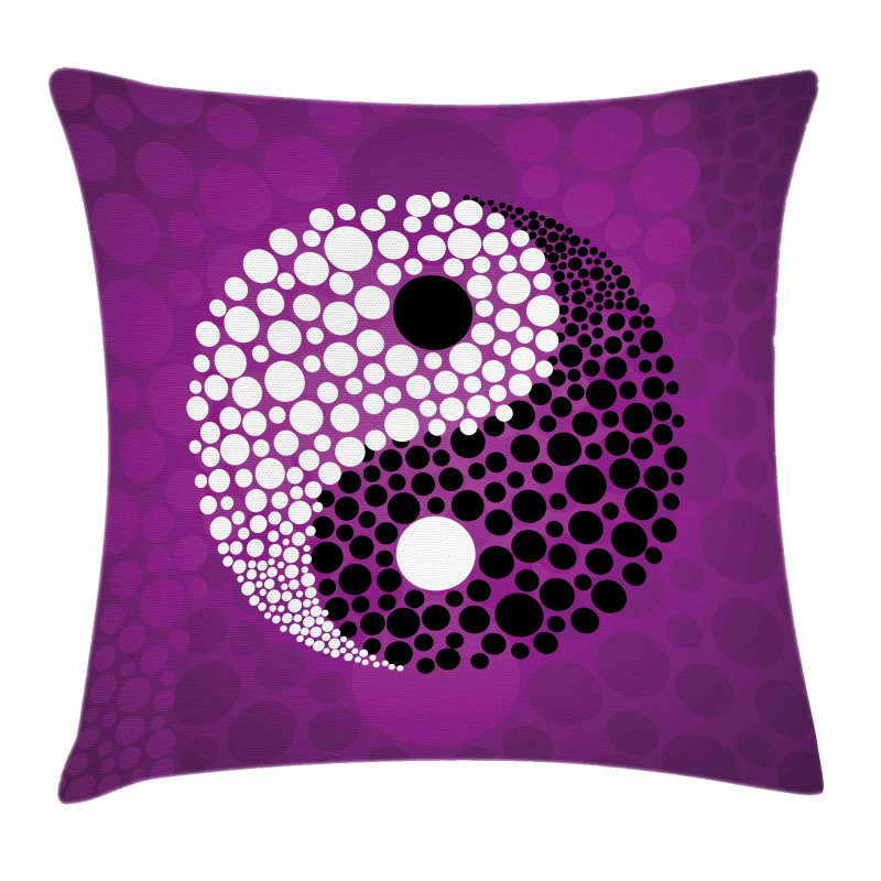 Ying Yang Harmony Balance Pillow Cover