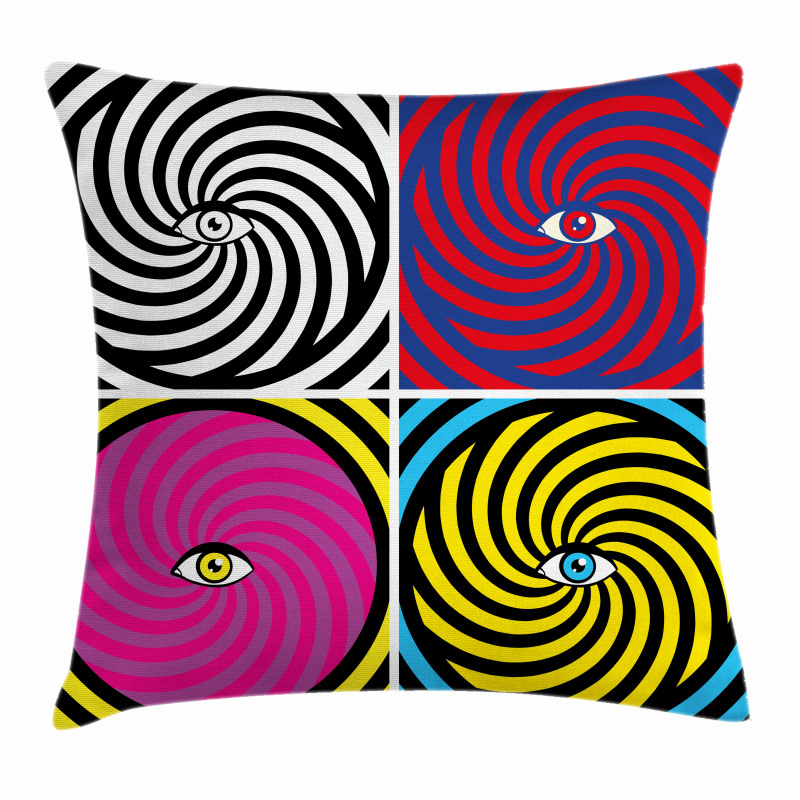Pop Art Hypnotic Pillow Cover