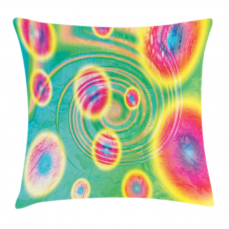 Outer Space Retro Pillow Cover