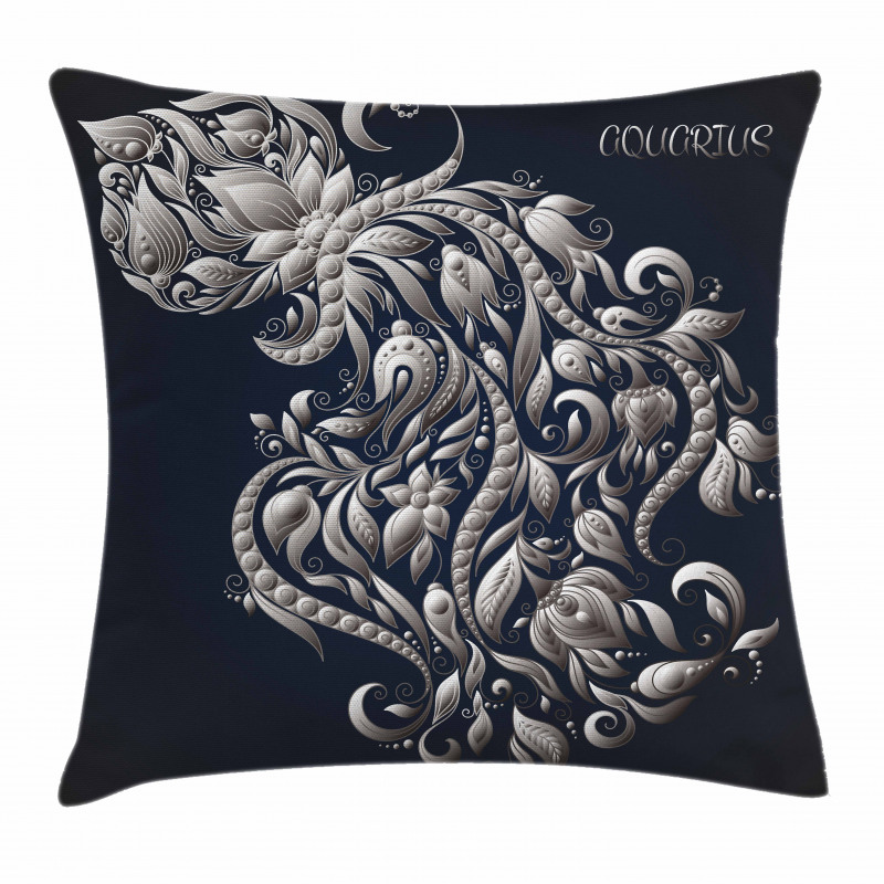 Aquarius Astrology Pillow Cover