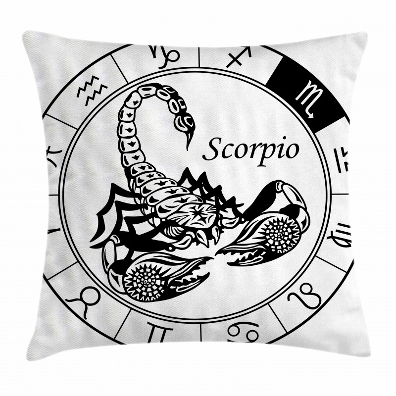 Astrology Signs Scorpio Pillow Cover