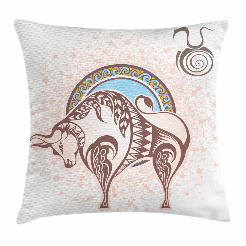 Taurus Astrology Pillow Cover