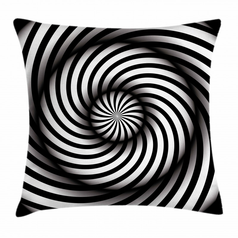 Black and White Swirl Pillow Cover