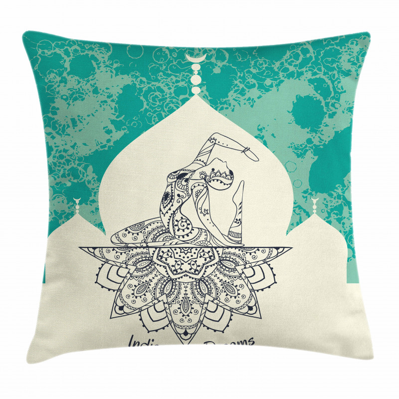 Mystical Mandala Yoga Pillow Cover
