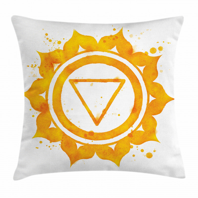 Chakra Watercolor Pillow Cover