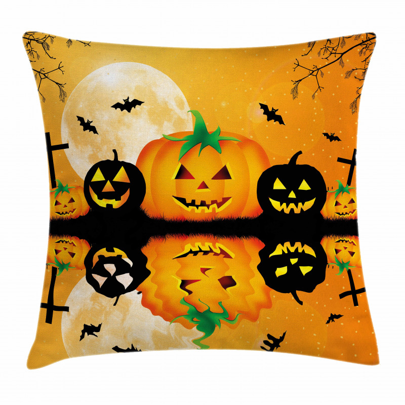 Scary Pumpkin Pillow Cover